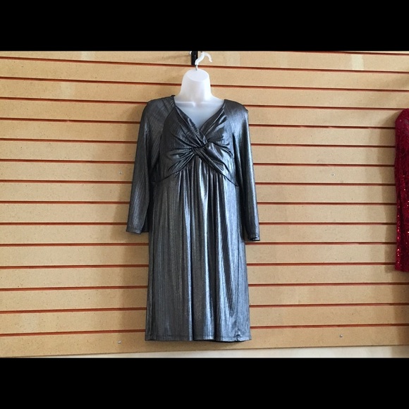 Women Silver Dress - Picture 1 of 4